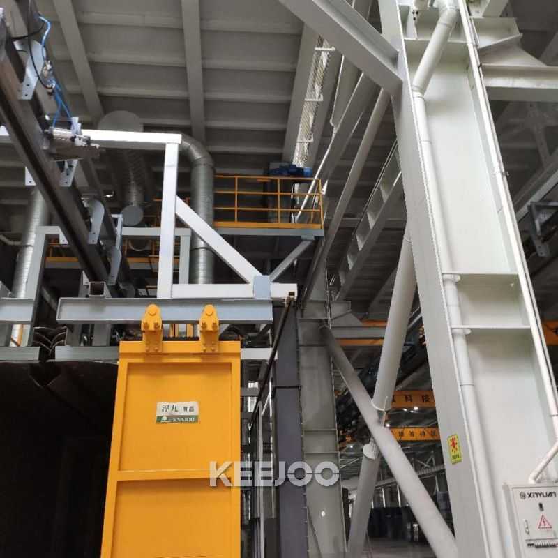 Chain Through Type Short Blast Machine Forthe Surface Treatment Castings