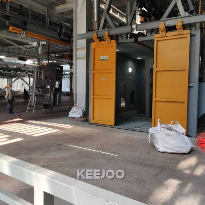 Chain Through Type Short Blast Machine Forthe Surface Treatment Castings