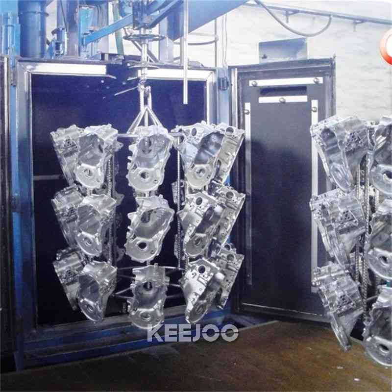 Over Head Conveyor Rail Shot Blasting Machine HARDOX 600 Steel Plate