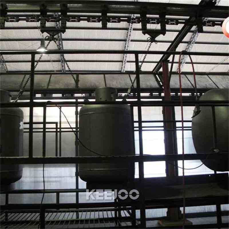 High Shot Blasting Capacity Catenary Shot Blasting Machine For Continuous Blasting