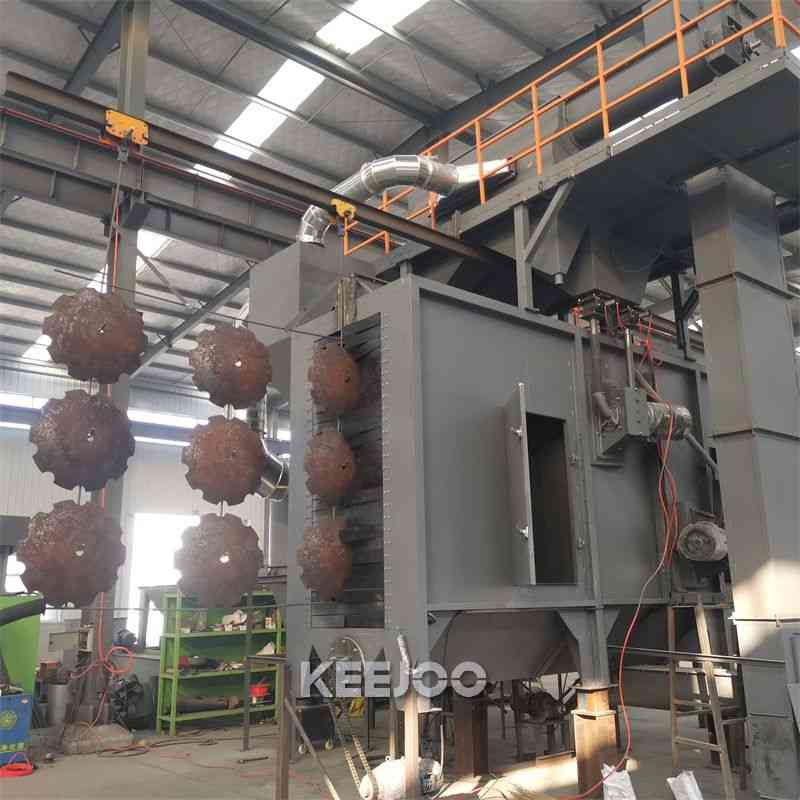 Only Advanced Shot Blasting Control System Catenary Shot Blasting Machine