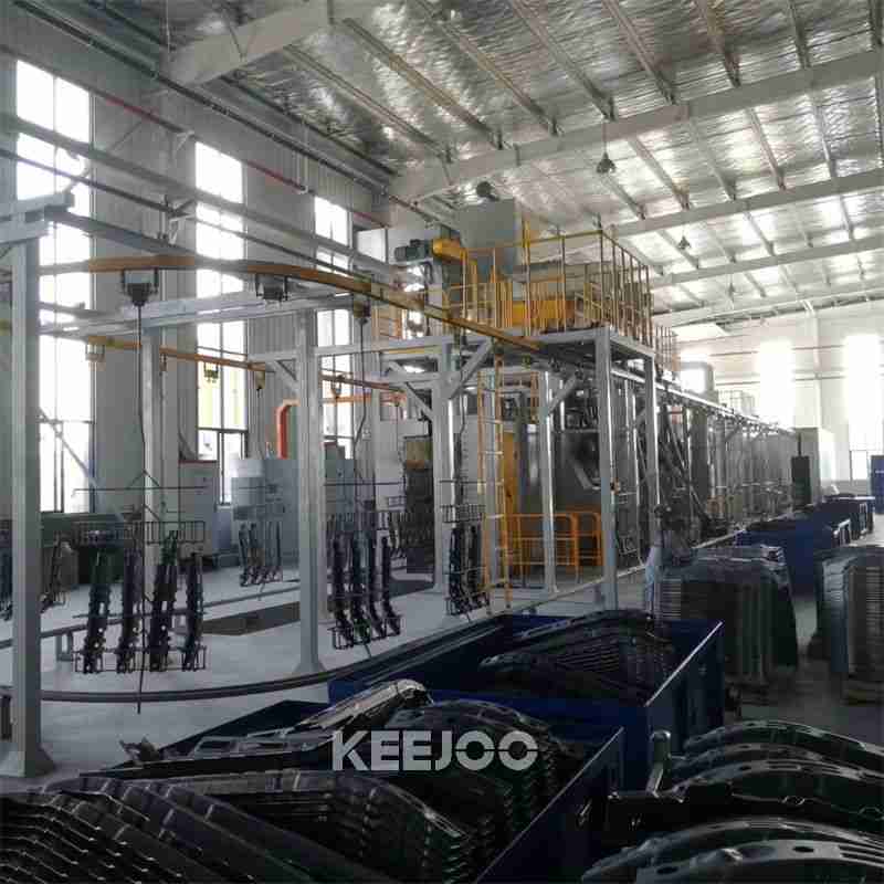 High Performance Catenary Shot Blasting Machine For Deburring
