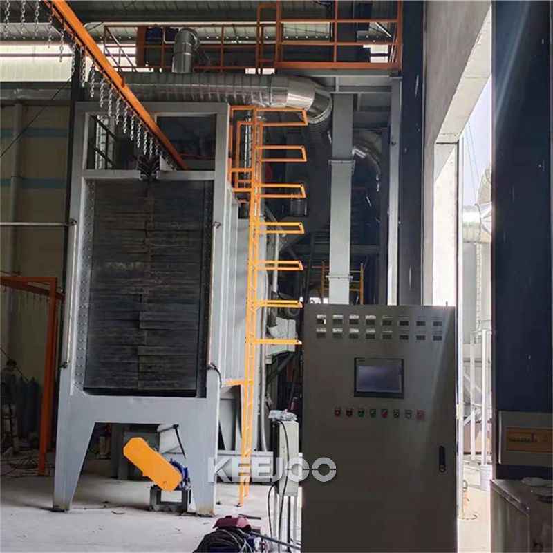 Environmental Suspension Hook Shot Blasting Machine For Lpg 