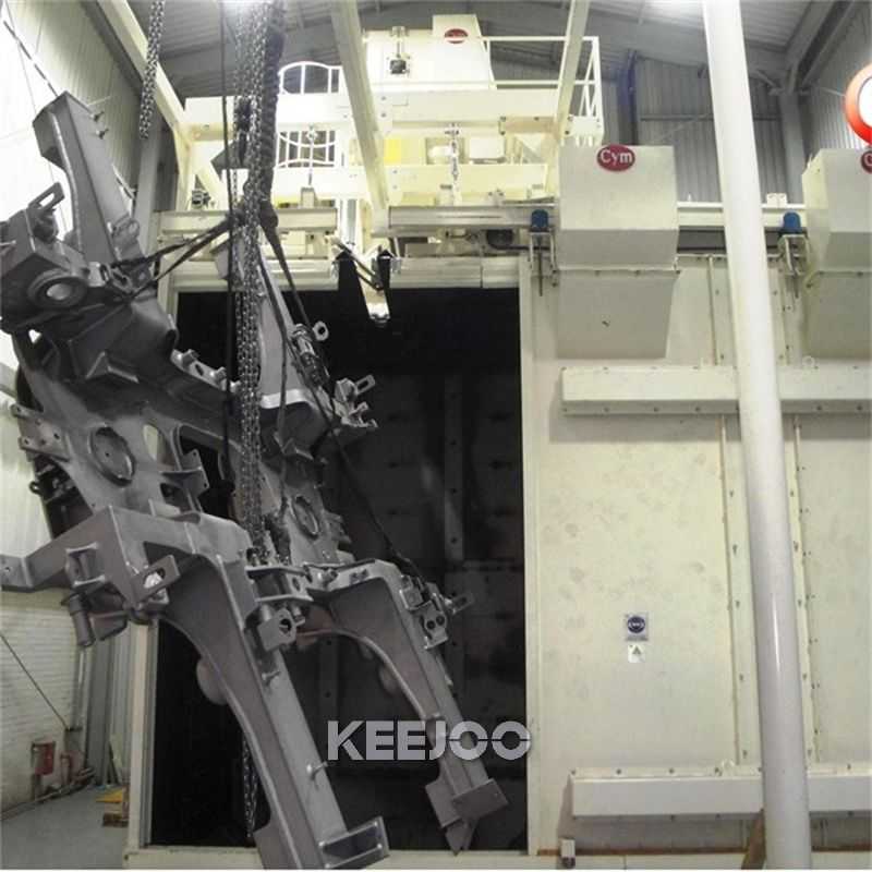 Automobile Cleaning 1500*1200mm Catenary Shot Blasting Machi