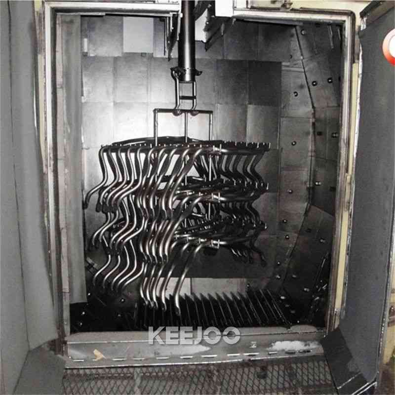 Monorail Catenary Shot Blasting Machine Car Rims Wheels Clea