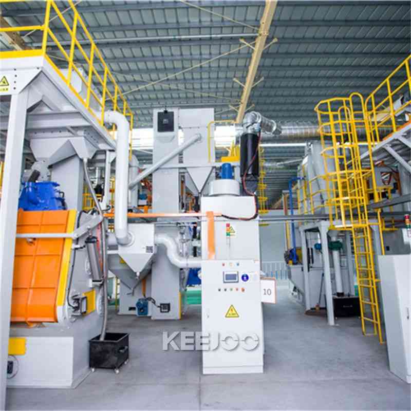 Forgings Stamping Parts Tumblast Shot Blasting Machine Direct Coupling Blast Wheel