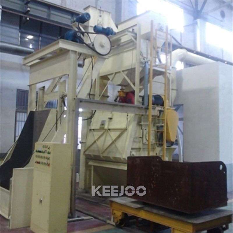 75m/s Automatic Shot Blasting Machine Small Castings Forgings Stamping Parts