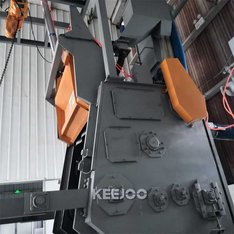 Screw Shaft Belt Shot Blasting Equipment Pneumatic 15Gn