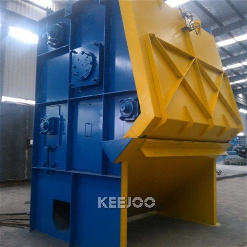 Sa.2.5 Crawler Belt Shot Blasting Machine For Oxide Skin Bur
