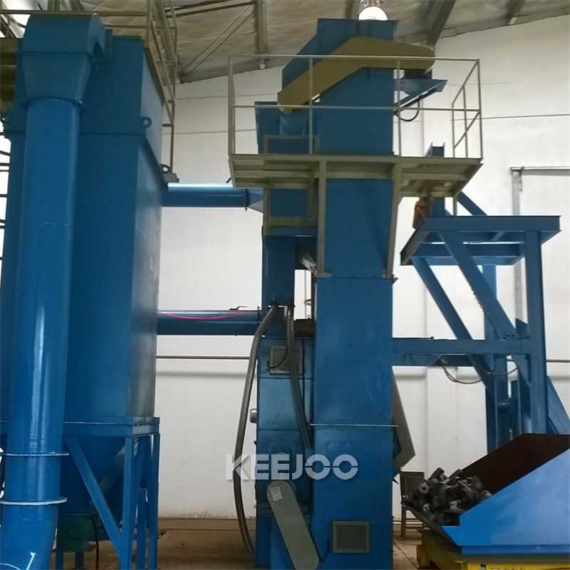 Sa.2.5 Crawler Belt Shot Blasting Machine For Oxide Skin Burrs