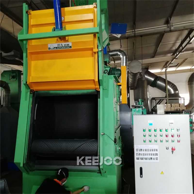 Rubber Belt Crawler Shot Blasting Machine Sa2.5