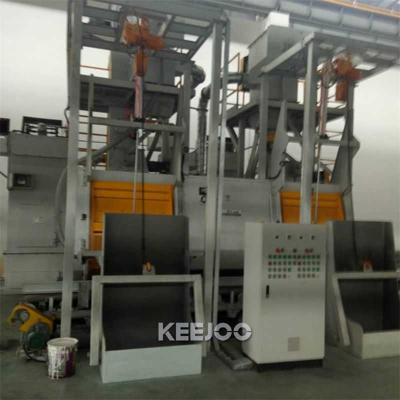 Rubber Belt Crawler Shot Blasting Machine Sa2.5