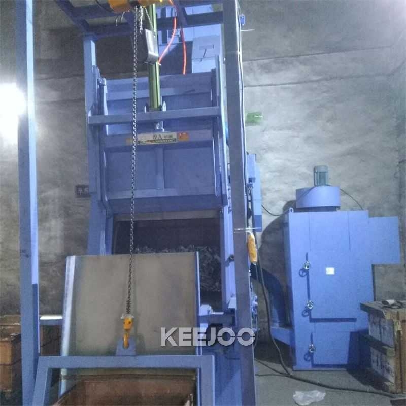 Q326 Tumbling Rubber Belt Shot Blasting Machine For Metal Parts