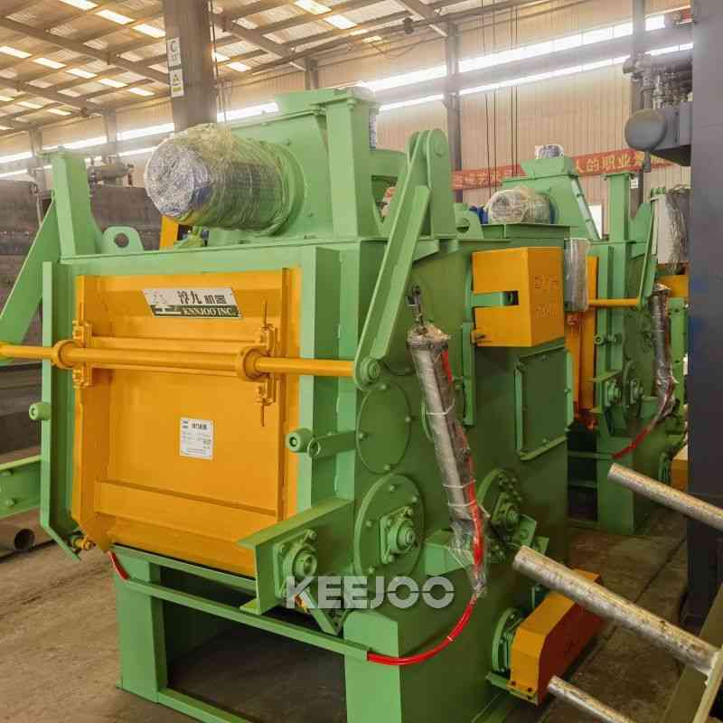 3GN Tumble Belt Shot Blasting Machine Crawler Type For Casting