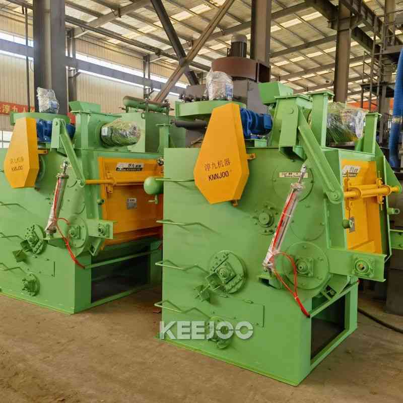 3GN Tumble Belt Shot Blasting Machine Crawler Type For Casting