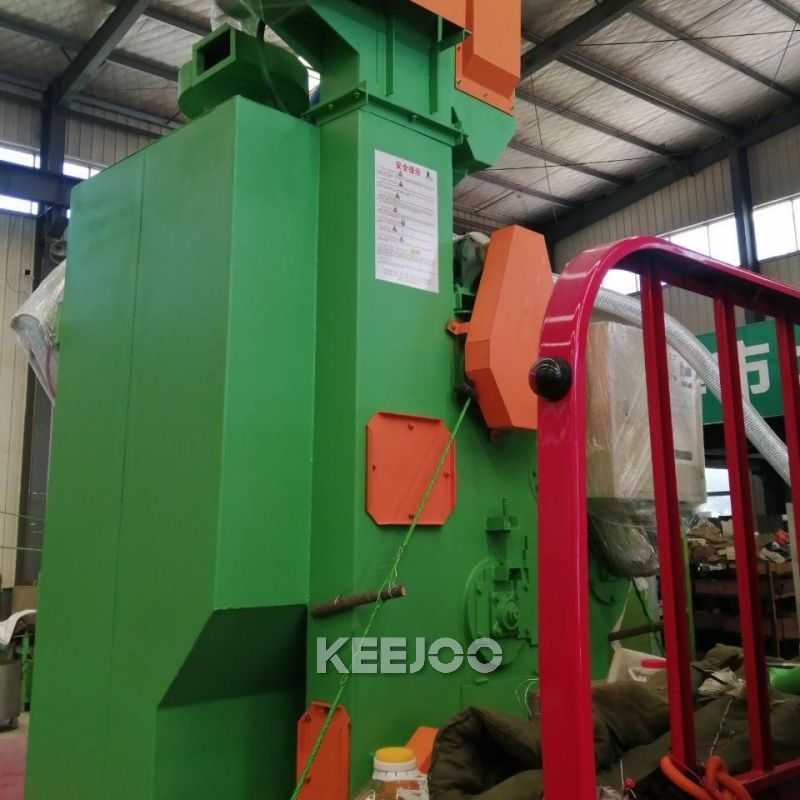 3GN Crawler Type Shot Blasting Machine For Screws , Steel Bolts