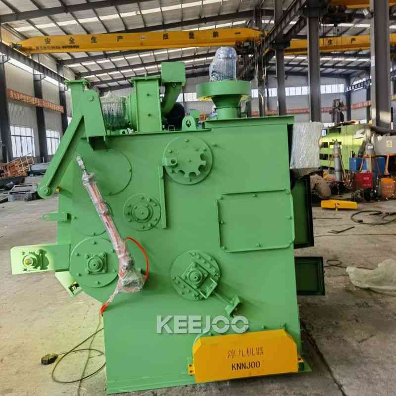 Rubber Tumble Belt Shot Blast Cleaning Equipment For Rust Cleaning