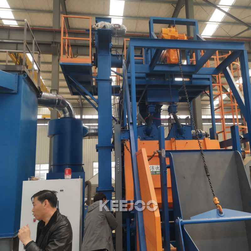 Heavy Duty Tumblast Shot Blasting Machine High Performance