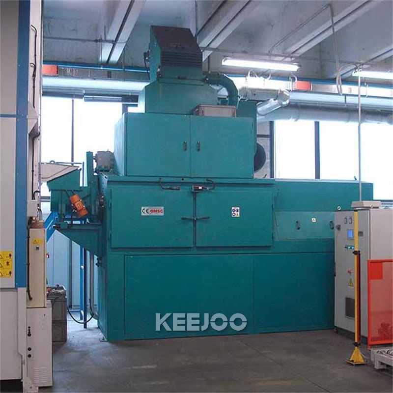 Continuous Tumblast Shot Blasting Machine For Automotive Parts Production