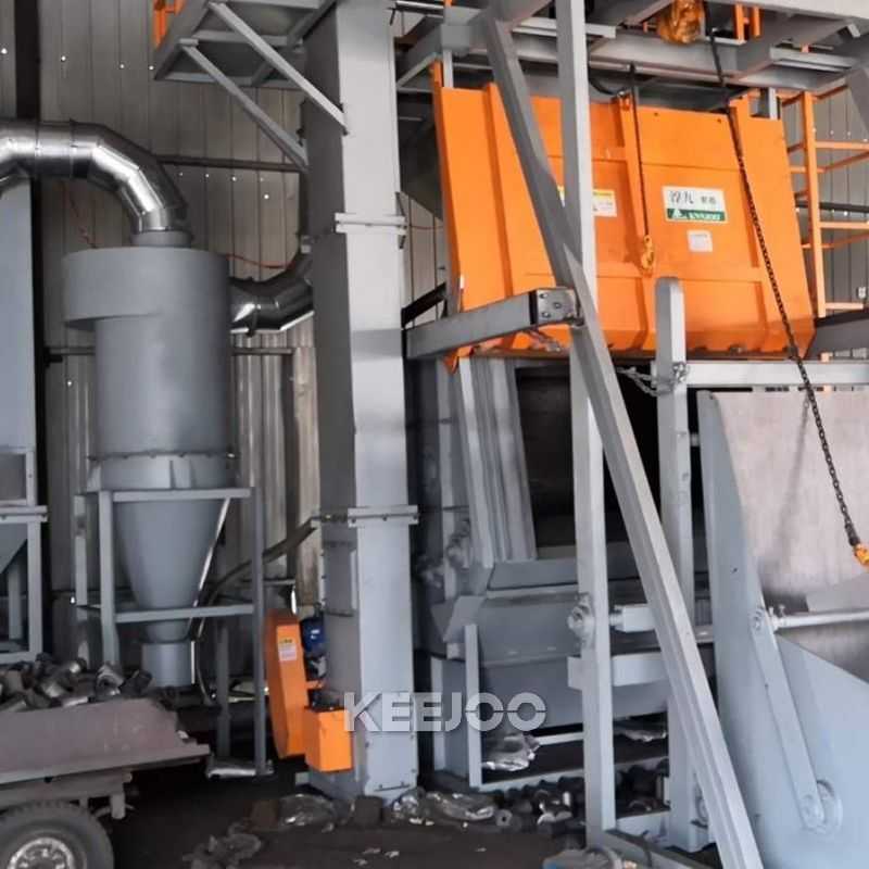Siemens PLC Spare Parts Blades Tumblast Shot Blasting Machine For Electric Control Box
