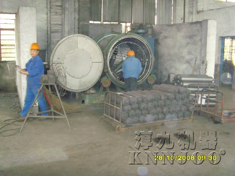 Q3110 100kg/min Drum Type Shot Blasting Machine Small Iron Castings Parts Use