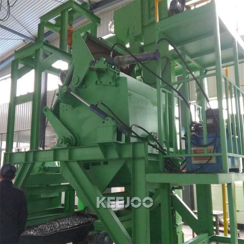 Rotary Barrel Sa2.5 Drum Type Shot Blasting Equipment For Surface Cleaning