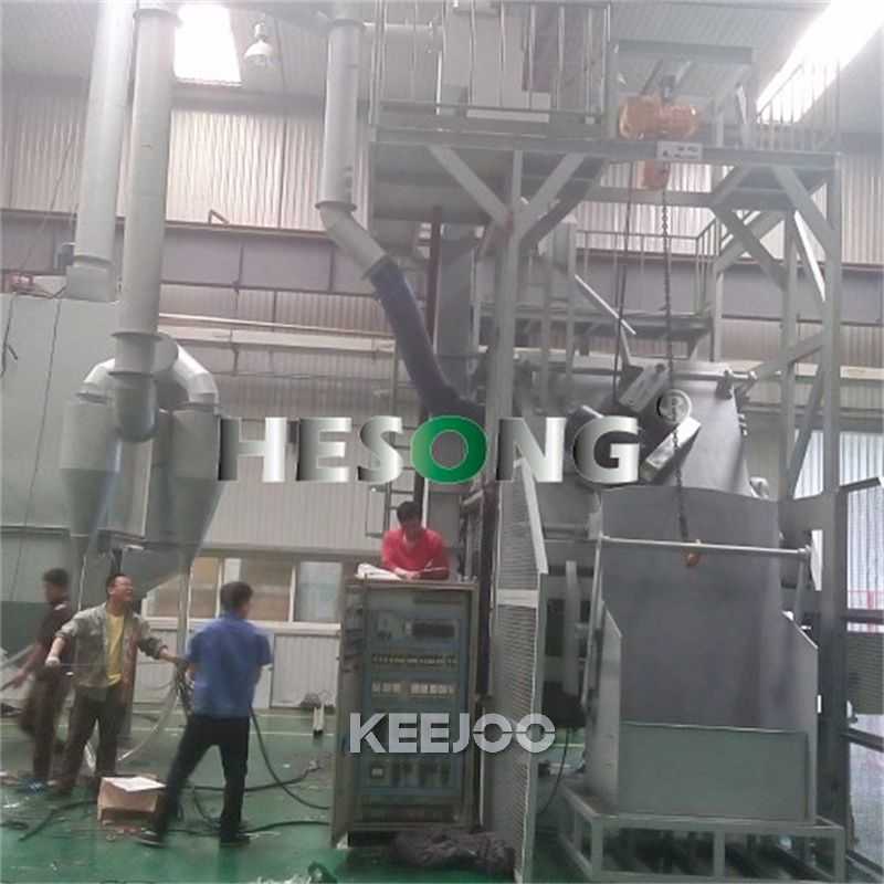Rotary Barrel Sa2.5 Drum Type Shot Blasting Equipment For Surface Cleaning