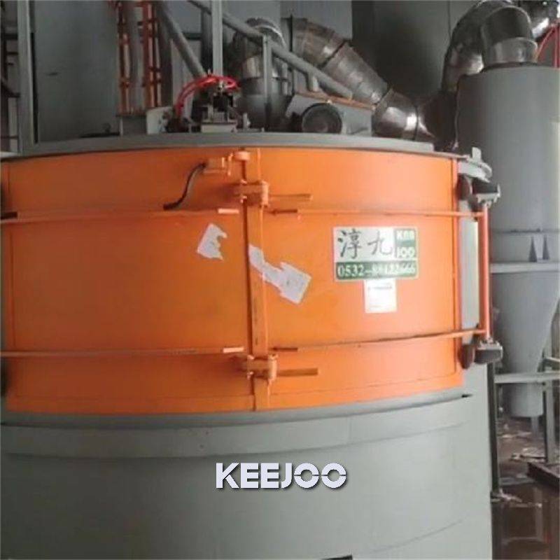 Direct Coupling Sa2.5 Turntable Shot Blasting Machine Casting Forging Parts Cleaning