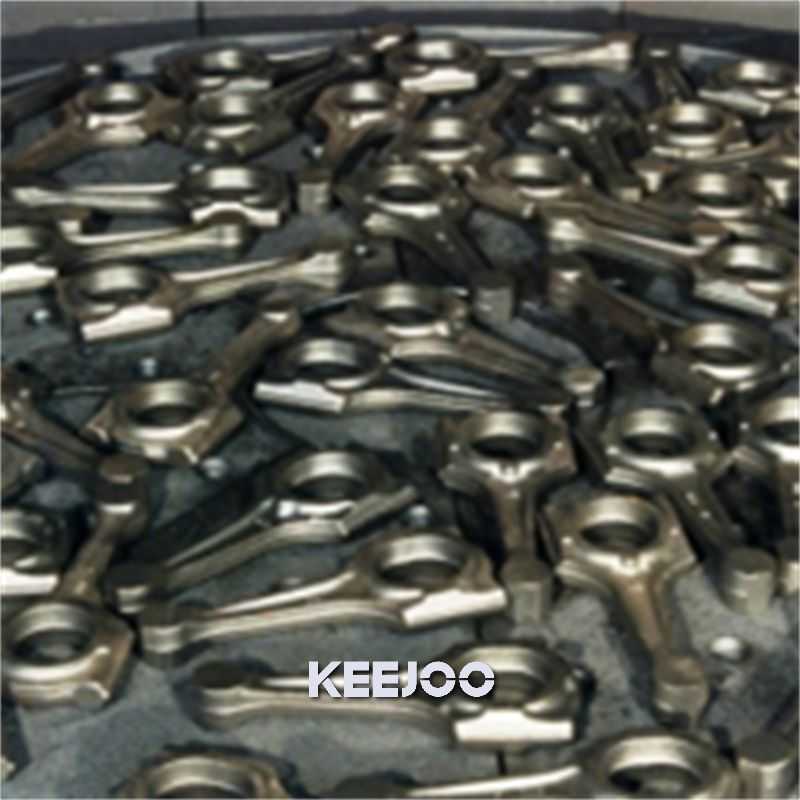 ISO9001 Horizontal Rotary Table Shot Blasting Machine workpieces Cleaning