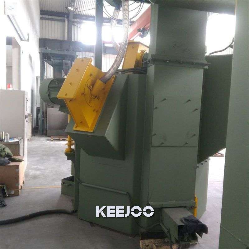 Turntable Rotary 2654*560mm Steel Shot Blaster Derust Cleani