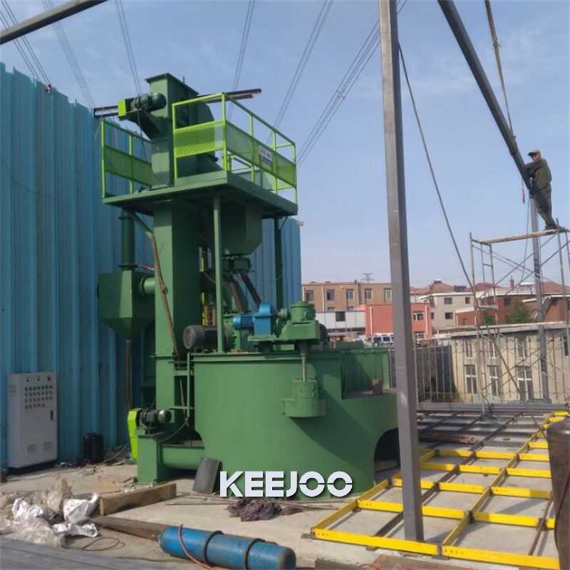 Foundry 1350mm×560mm Industrial Shot Blasting Machine Good Sealing Effect