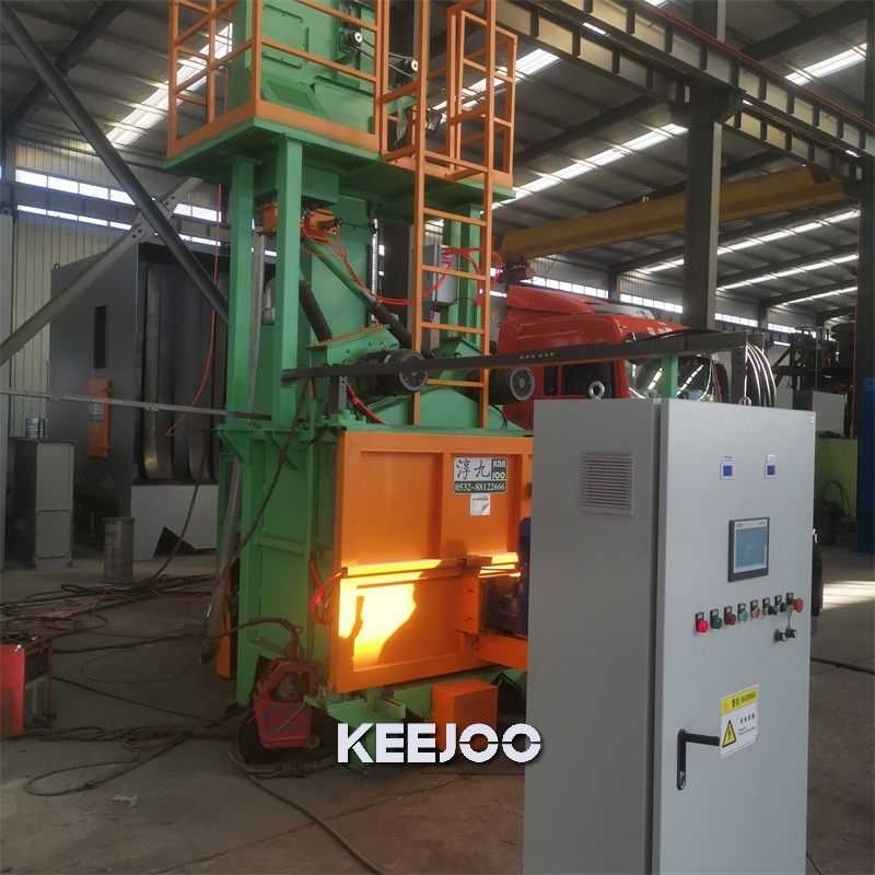 Rotary Table Shot Blasting Machine For Casting Forging