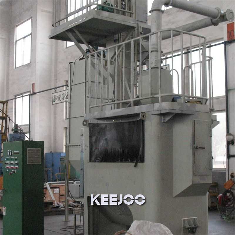 Rotary Mesh Table Shot Blasting Machine For Cleaning Gare And Link