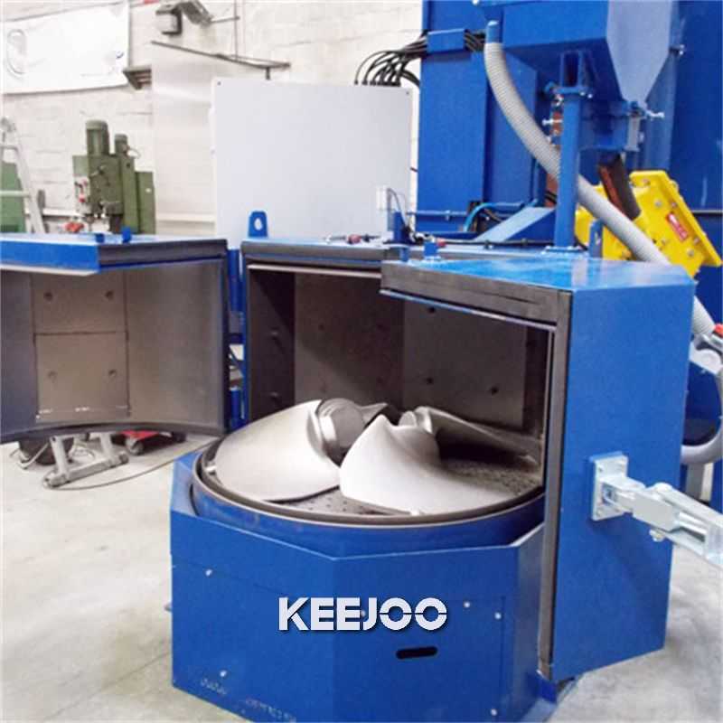 Noise Level ≤75dB Rotary Shot Blasting Machine For Efficient Cleaning