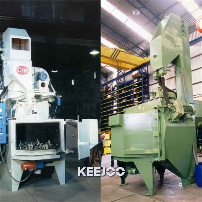 220V Turntable Shot Blasting Machine with 90% Cleaning Efficiency and Large Capacity