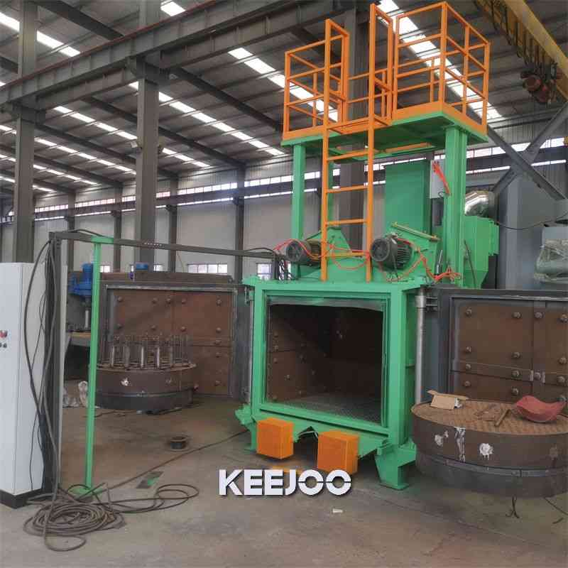 Electric Power Source Rotary Shot Blasting Machine for 220V Voltage