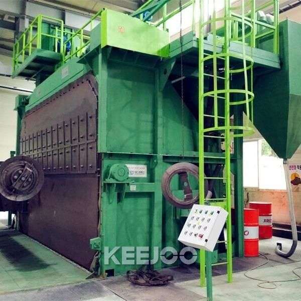 Sa.2.5 Wire Bar Billet Descaling Machine For Cleaning The Round Wire