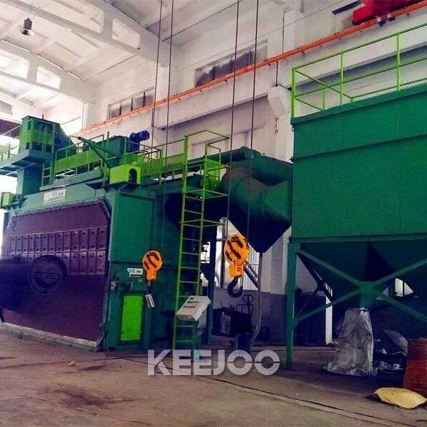 Load 2700kg Steel Bar Wire Rods Rebar Shot Blaster Steel Cut Wire