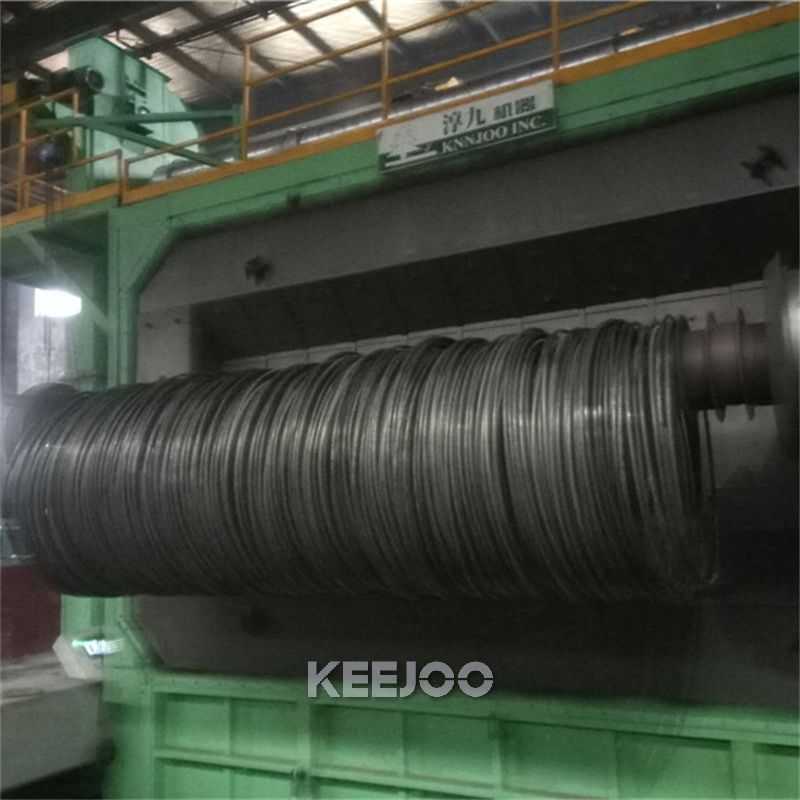 Wire Rod Coil Surface Cleaning Shot Blasting Machine Of KNNJOO