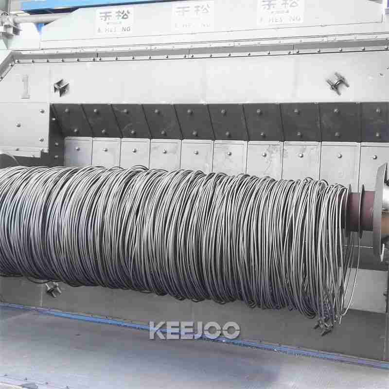 Steel Structural Wire Rod Shot Blasting Machine Diameter 40mm