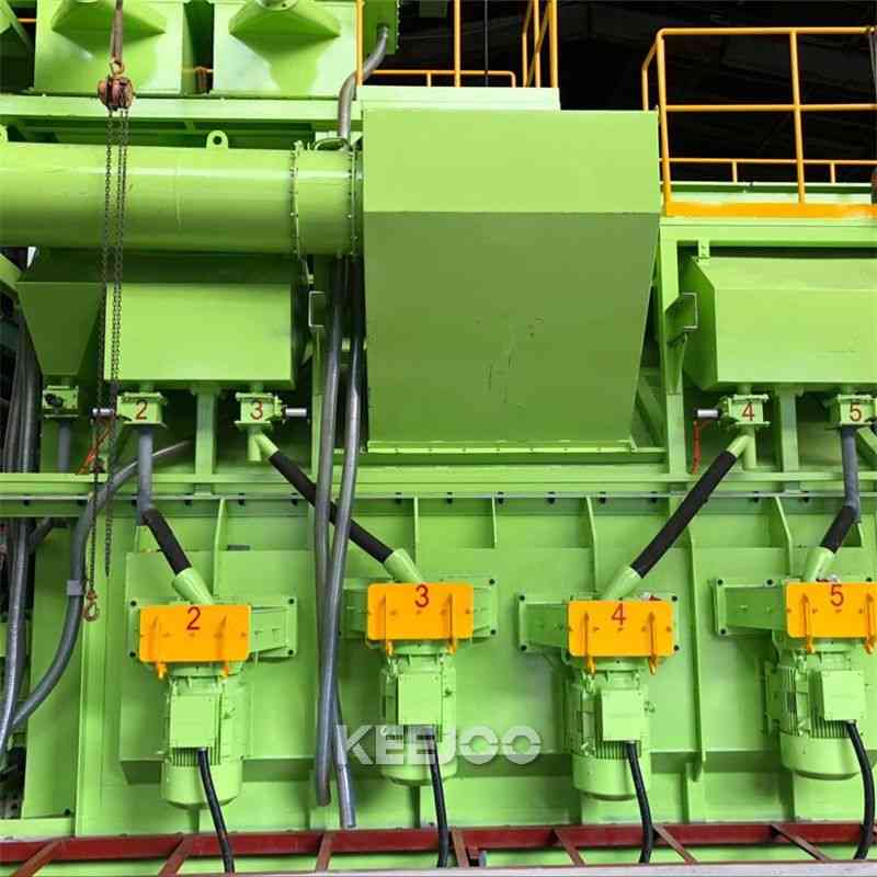 Steel Structural Wire Rod Shot Blasting Machine Diameter 40mm