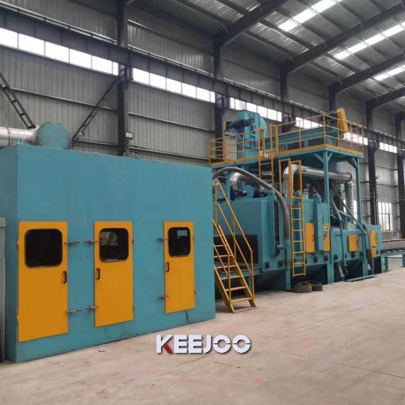 What are the advantages of roller conveyor shot blasting machines?